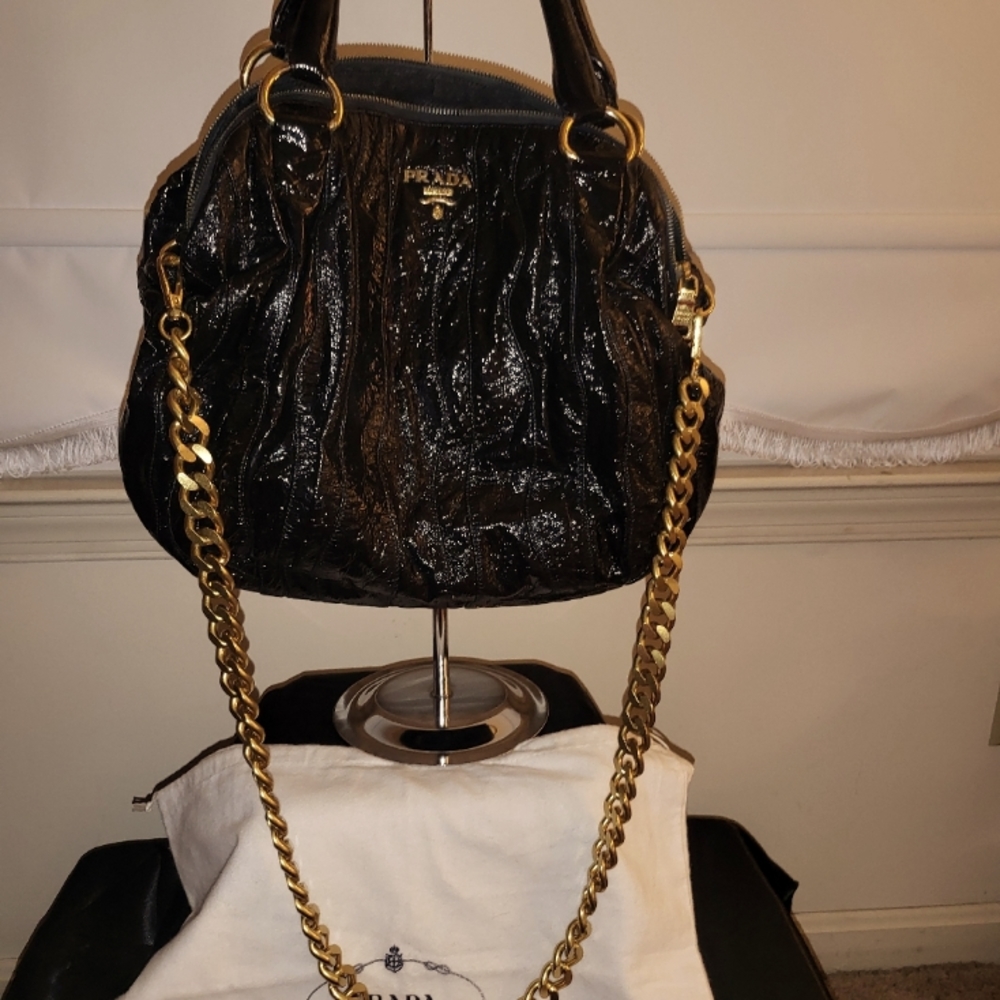 Prada Patent Leather Handbag